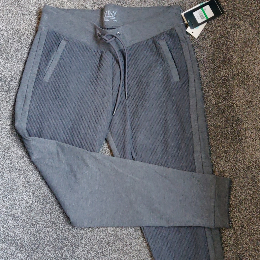 Gray athletic pants